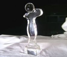globe crystal trophy awards