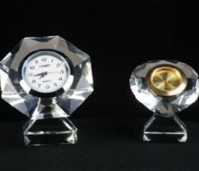 diamond crystal clock