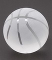 Optischen Kristall Basketball, Basketball-Optik aus Glas, Kristall Basketball Briefbeschwerer, Glas-Basketball-Geschenke, können wir diesen Kristallglas Basketball mit einem flachen Facette an der Unterseite erleichtern. Der Ball kann in anderen Bereichen (wie golfball, Globus, Tennisball, Fußball, Baseball, etc.) sein.