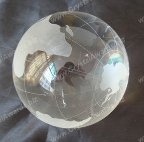 Vidro óptico bola globo de cristal, de alta qualidade óptica esfera globo de cristal.