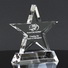 estrela de cristal, estrela peso de papel, vidro estrela, presentes estrela de cristal, estrela prêmios, troféus estrela.