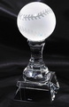Ottica Trofei di baseball di cristallo, cristallo ottico di aggiudicazione di baseball, baseball bianco premio trofeo di cristallo ottico, fermacarte di vetro, baseball Personalizzato premio trofeo di baseball.