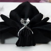 diamond crystal napkin ring