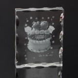 3d laser crystal cubes